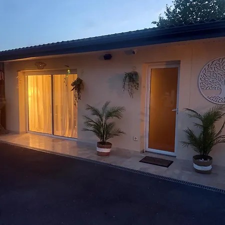 Entre Bordeaux Et Saint-emilion Elegant Avec Piscine Privee شقة